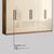 Guarda Roupas 6 portas de 2,41 100% MDF cor 01