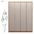 Guarda roupas 4 portas e 3 gavetas de 1,80 cor 04 - comprar online