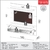 Painel Suspenso De 180cm com duas gavetas espelhadas e LED 100% MDF Dalla Costa - Casa Sua Móveis