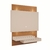 Painel 140cm com 2 gavetas com LED Off white com Freijó Dalla Costa 100% MDF - comprar online