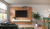 Painel suspenso Ripado com duas gavetas 100% MDF com 2,23 para TV de até 75"