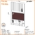 Painel suspenso ripado de 1,78 x 2,50 100% MDF c/ duas gavetas com LED na internet