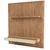 Painel suspenso ripado de 2,23 x 2,50 100% MDF com 2 gavetas na internet