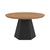 Mesa Centro 70cm Base Hexagonal Dalla Costa Freijó/Preto - comprar online