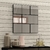 Painel Decorativo 3D em MDF Quadriculado Espelhado