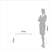 Mesa de cabeceira 100% MDF com uma gaveta Off White - loja online