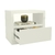 Mesa de cabeceira 100% MDF com uma gaveta Off White - comprar online
