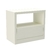 Mesa de cabeceira 100% MDF com uma gaveta Off White - Casa Sua Móveis