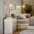 Cabeceira Ripada para Cama de Casal ou Queen 100% MDF Off White - Casa Sua Móveis