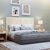 Cabeceira Ripada para Cama de Casal ou Queen 100% MDF Off White