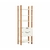 Closet 5 prateleiras e duas gavetas MDF cor 02 - comprar online