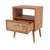 Mesa de Cabeceira tela sintetica em MDF 50 cm com 1 Gaveta - comprar online