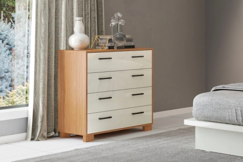 Cômoda com 4 Gavetas MDF