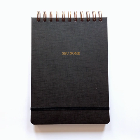 BLOCO A5 PAUTADO - ÉBANO - comprar online