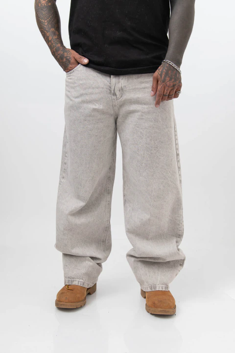 PANT BAGGY GRIS