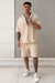 Conjunto microperforado (beige) - Black Society
