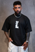 Remera oversize ghost (negra) - comprar online