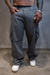 Pantalon baggy cargo plomo (gris) - comprar online