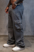 Pantalon baggy cargo plomo (gris) - tienda online