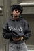 Hoodie boxy Society (negro) en internet