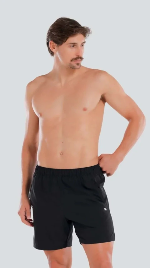 Shorts 2x1 Fitness Mash Preto