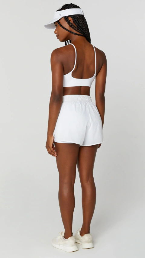 Shorts Sobreposto Eterno Branco Optico