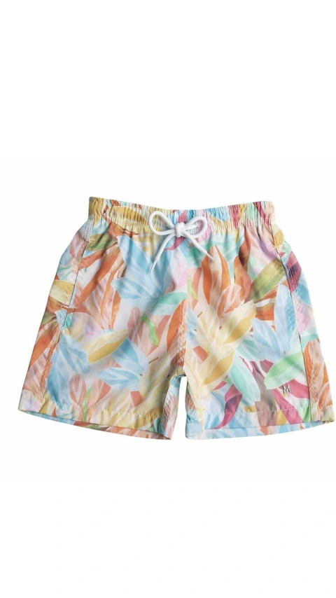 Shorts Infantil Estampado Off White