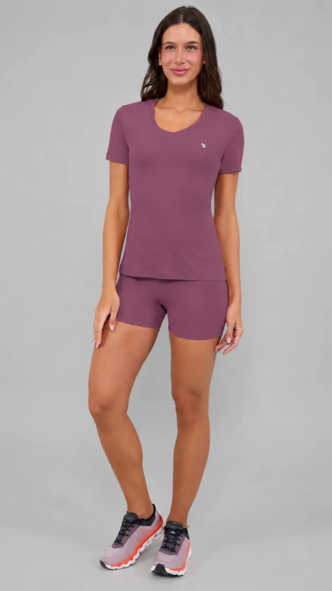 T-Shirt Eterna Gola V Roxo Malva