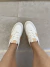 Tênis Casual Branco Detalhe Cinza e Nude - loja online