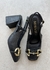 Scarpin Slingback Preto Bridão Sophia - MIRVIE Calçados