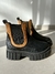 Bota Coturno Tratorada Preto Chelsea na internet