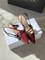 Scarpin Verniz Vermelho Slingback Kim - loja online