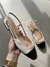 Sapatilha Slingback Bicolor Camille
