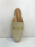 Mule off-white metal dourado na internet