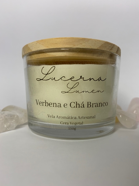 Vela Aromática Verbena e Chá Branco 110g