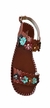 Sandalia em Couro Modelo Jasmine Marsala - comprar online