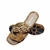 Chinelo em Couro IZA Caramelo - comprar online