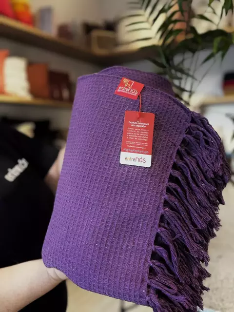 Manta Noronha Super 1,70m x 3,50m - Roxo - comprar online