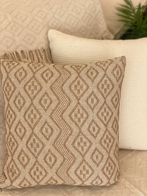 Capa de Almofada Carmo 40x35cm - cru/caramelo