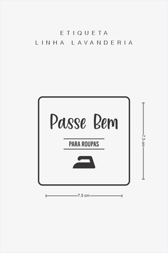 Etiquetas Adesivas Transparentes para Lavanderia – Kit com 6 unidades na internet