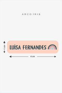 Etiquetas Termocolantes Escolares Personalizadas – 4x1cm