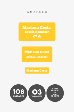 Etiqueta Escolar Kit Essencial - comprar online
