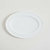 Plato oval porcelana blanca diseño encadenado 30.5x22.5 cm