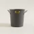 Frapera de metal gris con asas general store 20x20x17 cm
