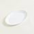 Bandeja acrilico oval white 27x40