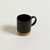 Mug net black base de corcho - comprar online