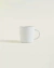 Mug chenini blanco borde natural