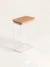 Frasco acrilico con tapa madera 2000ml - comprar online