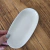 Bandeja ceramica ovalada blanca 15x8cm