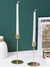 Candelabro skinny dorado